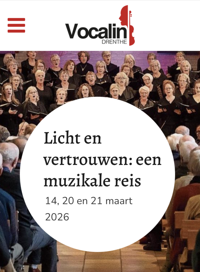 Vocalin  Drenthe mmv. Ensemble Conservatoire